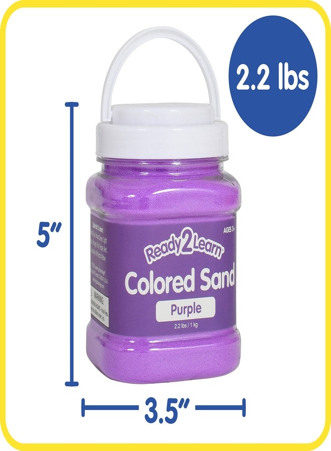 Ready 2 Learn Colored Sand | Purple | 2.2 lbs | Play Sand for Kids | Perfect for Arts and Crafts and Sensory Bins - Image 2